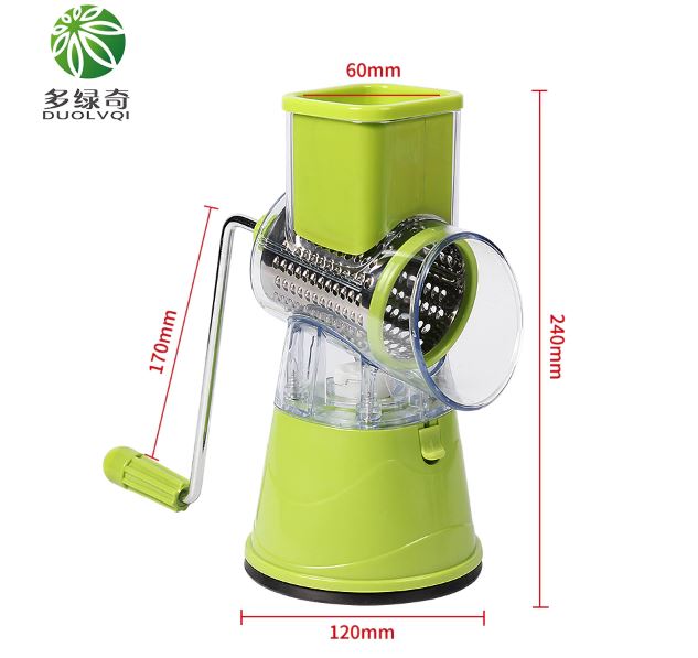 Manual Vegetable Cutter Slicer, Multi-functional Round Mandolin Slicer, Kitchen Gadget