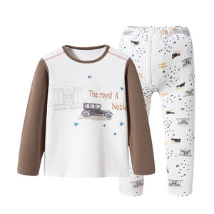 Kids Pajama Sets Boys Cartoon Soft Pijamas Children Cotton Autumn Casual Family Sleepwear Pajamas Girls Cute Pyjama Enfant