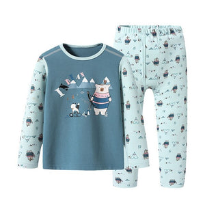 Kids Pajama Sets Boys Cartoon Soft Pijamas Children Cotton Autumn Casual Family Sleepwear Pajamas Girls Cute Pyjama Enfant
