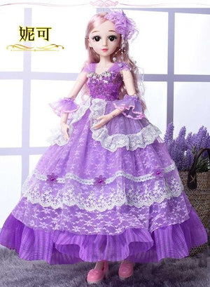 60cm doll set smart girl princess toy multi-joint large oversized toy simulation doll girl toy decoration decoration gift