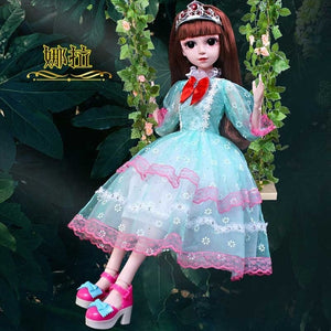 60cm doll set smart girl princess toy multi-joint large oversized toy simulation doll girl toy decoration decoration gift