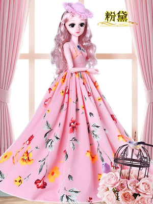 60cm doll set smart girl princess toy multi-joint large oversized toy simulation doll girl toy decoration decoration gift