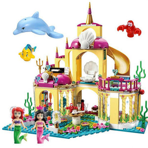 402pcs City Castle Princess Building Blocks Dream Princess Elsa Ice Castle Building Blocks Diy Compatible Legoing Gifts Girl Toy