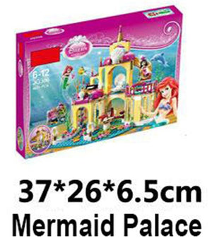 402pcs City Castle Princess Building Blocks Dream Princess Elsa Ice Castle Building Blocks Diy Compatible Legoing Gifts Girl Toy