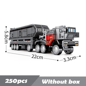 Military Series Carrier Car Building Blocks Toy Set Model Blocks Bricks Educational Toys For Kids Boy Gifts Compatible Legoings