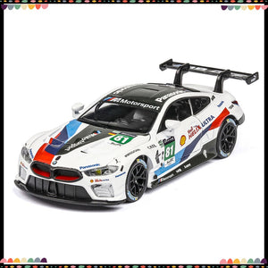 1/32 Super Sport-car M8 Diecasts Model Car Matel Cars Light Sound Alloy Toys For Kids Vehicles Gifts For Children Boy