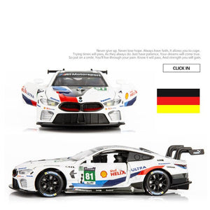 1/32 Super Sport-car M8 Diecasts Model Car Matel Cars Light Sound Alloy Toys For Kids Vehicles Gifts For Children Boy