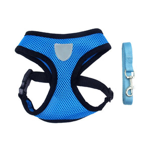 1 pc Adjustable Soft Breathable Pet Dog Soft Chest Harness Vest Belt for Dogs Puppy Collar Leashes Puppy Walking Strap Traction