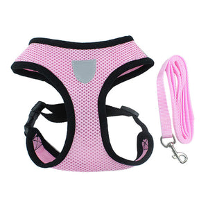 1 pc Adjustable Soft Breathable Pet Dog Soft Chest Harness Vest Belt for Dogs Puppy Collar Leashes Puppy Walking Strap Traction
