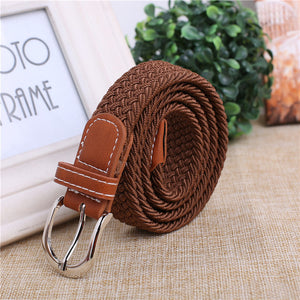 Korean Fashion Children Belt boy Girl Show Elastic all-match belt Child Waist pin buckle Belt Military Training Belt