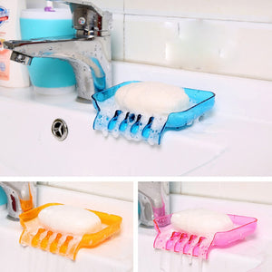 Bathroom Accessories Plastic Soap Holder Creative Soap Dish Storage Soapbox Kitchen Gadget container Bath Goods Kit Banheiro