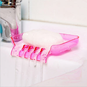 Bathroom Accessories Plastic Soap Holder Creative Soap Dish Storage Soapbox Kitchen Gadget container Bath Goods Kit Banheiro