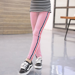 2-11Years Stylish Girl Sports Trousers Toddler Children Jersey Cotton Pants Kids Jersey Bottoms Track Pants for Girls Leggings