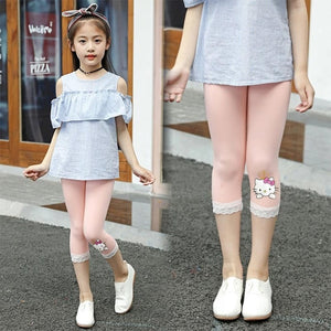 2-11Years Stylish Girl Sports Trousers Toddler Children Jersey Cotton Pants Kids Jersey Bottoms Track Pants for Girls Leggings
