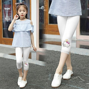 2-11Years Stylish Girl Sports Trousers Toddler Children Jersey Cotton Pants Kids Jersey Bottoms Track Pants for Girls Leggings