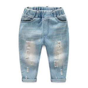 2018 Fall Little Boys Pants Baby Jeans Children Clothing Trousers Baby Pants Casual Toddler Bottom Denim Boys Jeans Kids Clothes