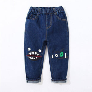 2018 Fall Little Boys Pants Baby Jeans Children Clothing Trousers Baby Pants Casual Toddler Bottom Denim Boys Jeans Kids Clothes