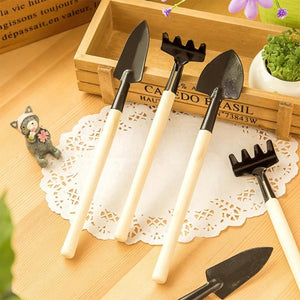 new Home Gardening Tool Set Balcony Home-grown Mini Digging Suits Three-piece Shovel Rake Garden Tools Combination