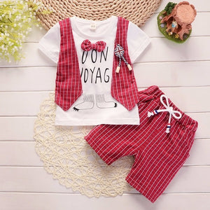 2019 New Summer Casual Camouflage Newborn Baby Boy Toddler Clothes Set T Shirt Tops Pants 2Pcs/sets Cotton Kids Outfits Clothing