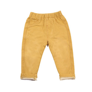 Autumn Winter Baby Boys Jeans Pants Toddler Thicken Kids Boy Trousers Casual Warm Girl Pants Bottom Children Clothing Denim 1-6Y