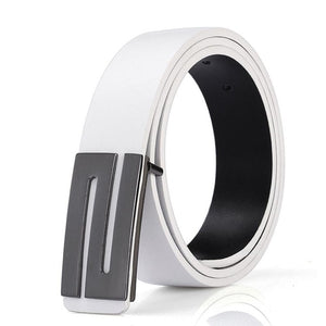 FAJARINA Brand Men's Quality Design PU 2nd Layer Genuine Leather Black Fashion Belts Male Jeans Belt Apparel Accessories for Men