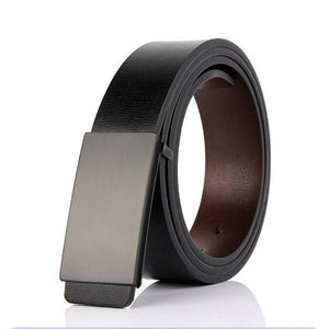 FAJARINA Brand Men's Quality Design PU 2nd Layer Genuine Leather Black Fashion Belts Male Jeans Belt Apparel Accessories for Men