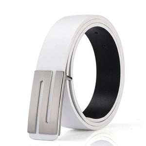 FAJARINA Brand Men's Quality Design PU 2nd Layer Genuine Leather Black Fashion Belts Male Jeans Belt Apparel Accessories for Men