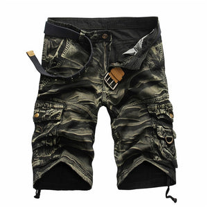 FGKKS New Brand Cargo Shorts Men 2019 Summer Men's Shorts Solid Color Hip Hop Casual Cargo Men Shorts Bottom