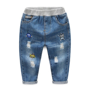 Autumn Fashion 1-7T Baby Pants Boys Jeans Children Clothing Teenager Trousers Bottom Boys Pants Baby Jeans Denim Kids Clothes