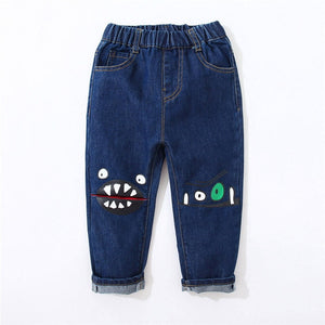 Autumn Fashion 1-7T Baby Pants Boys Jeans Children Clothing Teenager Trousers Bottom Boys Pants Baby Jeans Denim Kids Clothes