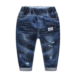 Autumn Fashion 1-7T Baby Pants Boys Jeans Children Clothing Teenager Trousers Bottom Boys Pants Baby Jeans Denim Kids Clothes