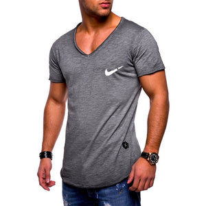 Hot Sale Newest 2019 Summer Men T-shirt Fashion Brand Logo Print Cotton T shirt Men Trend Casual Short sleeve Tshirt Tops tee