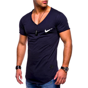 Hot Sale Newest 2019 Summer Men T-shirt Fashion Brand Logo Print Cotton T shirt Men Trend Casual Short sleeve Tshirt Tops tee