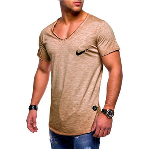 Hot Sale Newest 2019 Summer Men T-shirt Fashion Brand Logo Print Cotton T shirt Men Trend Casual Short sleeve Tshirt Tops tee