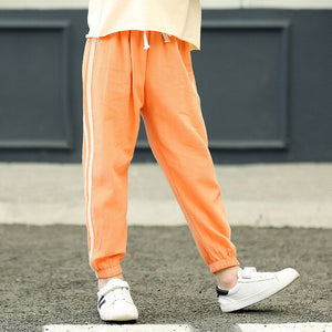Cotton Linen Baby Girl Clothes Sport Bottom Fashion Children Clothing Boys Pants Casual Sweatpants Girls Pants Kids Trousers