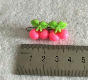 New Pet Dog Cat Hairpin Pet Hair Clips Grooming Accessories hair clip Cute little Cherry hairpin