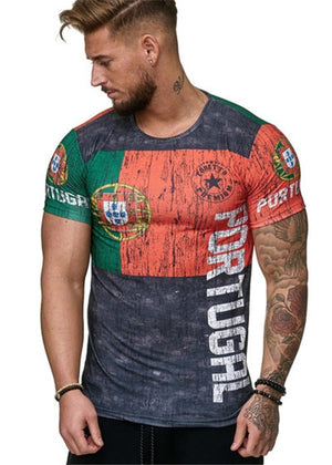2019 new Sweden letter Man T Shirts Casual Novelty Print T-shirts Short Sleeve Round Neck Brand Tshirts Top Tees