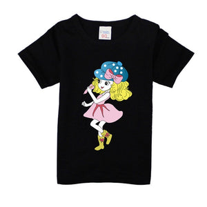 Baby Girls Tshirt Girl Summer Short-Sleeved Casual T-shirts For Kids Children's Cotton Tops Girl's Summer Tee