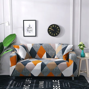 1/2/3/4 Seater Solid Sofa Cover Spandex Modern Elastic Polyester Couch Slipcover Chair Furniture Protector Living Room 24 Colors