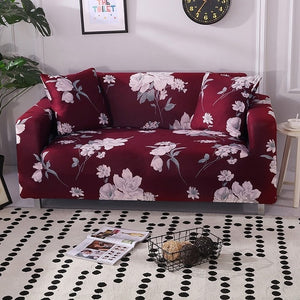 1/2/3/4 Seater Solid Sofa Cover Spandex Modern Elastic Polyester Couch Slipcover Chair Furniture Protector Living Room 24 Colors