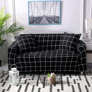 1/2/3/4 Seater Solid Sofa Cover Spandex Modern Elastic Polyester Couch Slipcover Chair Furniture Protector Living Room 24 Colors