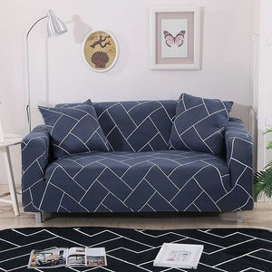 1/2/3/4 Seater Solid Sofa Cover Spandex Modern Elastic Polyester Couch Slipcover Chair Furniture Protector Living Room 24 Colors