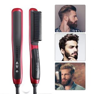 Beard Straightener Multifunctional Hair Beard Straightening Comb Quick Styler for Man escova de cabel Men Accessories
