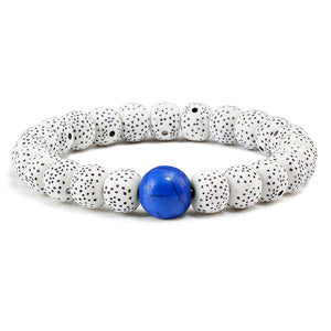 Classical Natural Handmade Bracelets With Star Moon Stone Beaded Bangles Charm Rosary Prayer Women/Men Jewelry Gifts Accessories