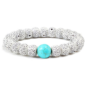 Classical Natural Handmade Bracelets With Star Moon Stone Beaded Bangles Charm Rosary Prayer Women/Men Jewelry Gifts Accessories
