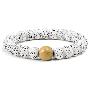 Classical Natural Handmade Bracelets With Star Moon Stone Beaded Bangles Charm Rosary Prayer Women/Men Jewelry Gifts Accessories