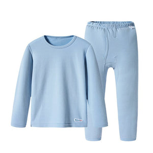 Kids Pajamas Sets Boys Girls Cotton O-Neck Solid Soft Sleepwear Warm Suits Baby Pyjamas Nightwear Homewear Children Pajamas