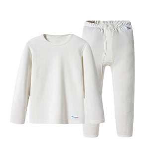 Kids Pajamas Sets Boys Girls Cotton O-Neck Solid Soft Sleepwear Warm Suits Baby Pyjamas Nightwear Homewear Children Pajamas