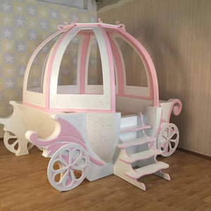 Happy Baby Custom Solid Wood Boys And Girls Bed Theme Hotel Features American Carriage Bed Children's Furniture