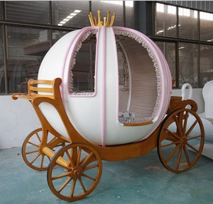 Happy Baby Custom Solid Wood Boys And Girls Bed Theme Hotel Features American Carriage Bed Children's Furniture